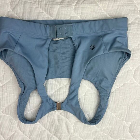 Athleta Women's High Support Sports Bra Blue Size small Adjustable Straps - Picture 4 of 9